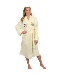 Happly ever after logo embroidered Bathrobe